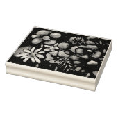 Whimsical Graffiti Style Blume Ladybug Gummistempel (Stempel)