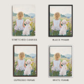 Whimsical Grand Millennium Girl and Dog Art Leinwanddruck