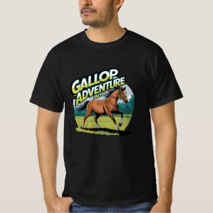 Whimsical Graphics für Pferdeenthusiasten T-Shirt