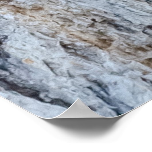 Whimsical Grau Eichhörnchen Poster (Ecke)