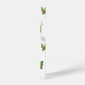 Whimsical Green and Yellow Fluttering Butterfly iPhone Hülle (Linke Seite)