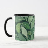 Whimsical Green Blätter Tasse (Links)