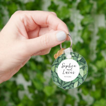 Whimsical Green Blätter Wedding