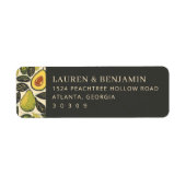 Whimsical Green Botanical Fruit Illustration (Vorne)