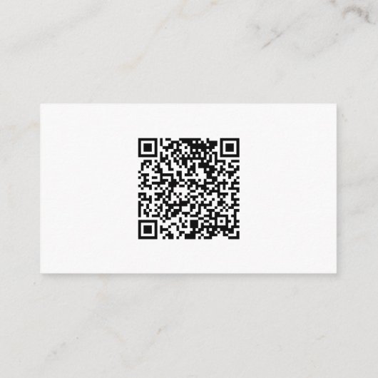 Whimsical Greenery Gold QR Code Hochzeitswebsite Begleitkarte (Rückseite)