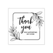 Whimsical Greenery Handmade Vielen Dank Gummistempel (Prägung)