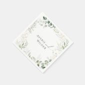 Whimsical Greenery und Gold | Hochzeit von Napkins Serviette (Ecke)