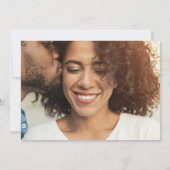 Whimsical Greenery und Gold Horizontal Foto Save The Date (Rückseite)