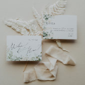 Whimsical Greenery und Gold | Matron of Honor Card Einladung