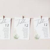 Whimsical Greenery und Gold | TISCHNUMMER