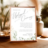 Whimsical Greenery und Gold | Zeremonie ohne Ansch Poster