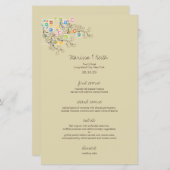 Whimsical Groovy Flower Garden Chic Wedding Party (Vorne/Hinten)