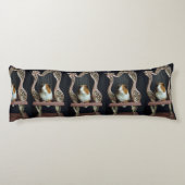 Whimsical Guinea Pig Harp Body Pillow Seitenschläferkissen (Rückseite)