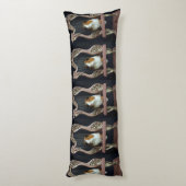 Whimsical Guinea Pig Harp Body Pillow Seitenschläferkissen (Rückseite (Vertikal))