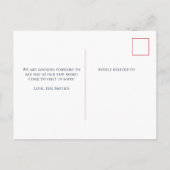 Whimsical haben wir die Bewegung des Hauses versch Ankündigungspostkarte (Rückseite)