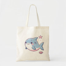 Whimsical Hai Tote Tasche - Spaß und Funktion!