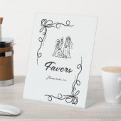 Whimsical Halloween Brautparty Favoriten Sockelschild (In SItu)