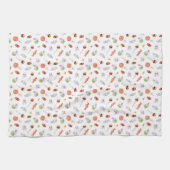 Whimsical Halloween Candy Geschirrtuch (Horizontal)