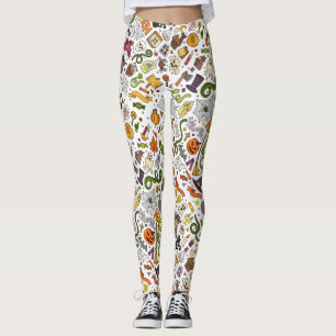 Whimsical Halloween Designer Leggings