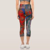 Whimsical Halloween Dreams Capri Leggings (Rückseite)
