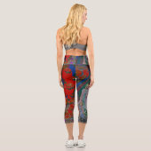 Whimsical Halloween Dreams Capri Leggings (Rückseite)