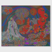 Whimsical Halloween Dreams Geschenkpapier (Flach)