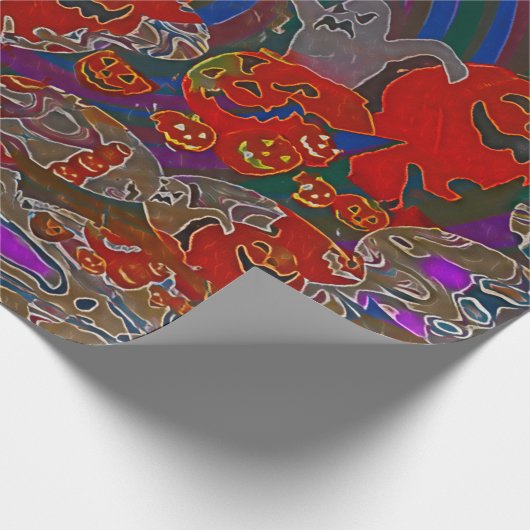 Whimsical Halloween Dreams Geschenkpapier (Ecke)
