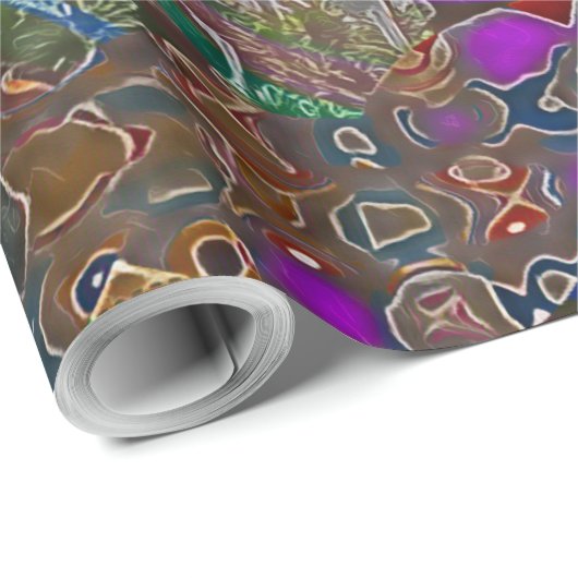 Whimsical Halloween Dreams Geschenkpapier (Rolleneckpunkt)