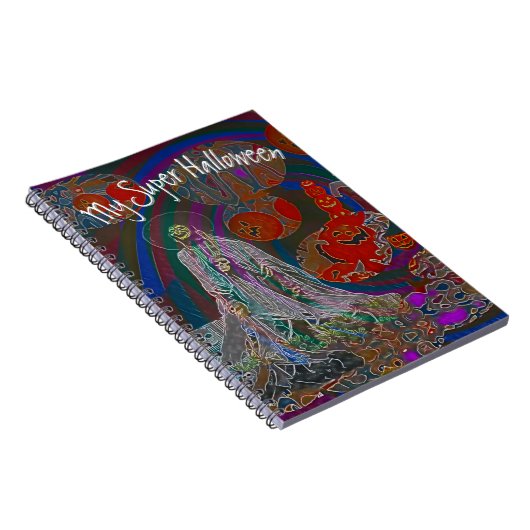 Whimsical Halloween Dreams Notizblock (Rechte Seite)