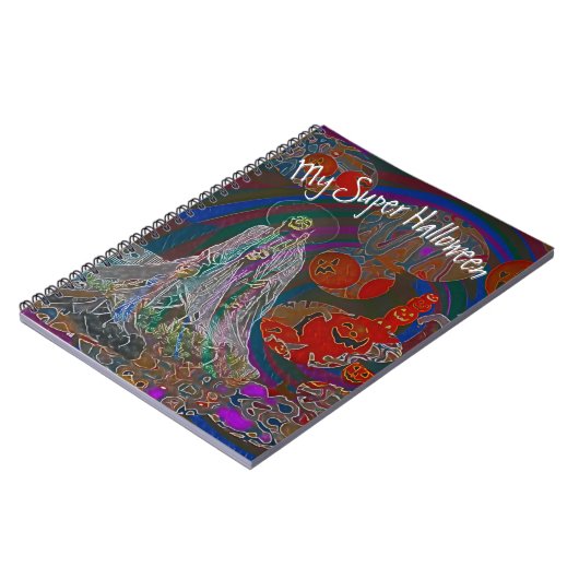 Whimsical Halloween Dreams Notizblock (Linke Seite)