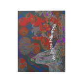 Whimsical Halloween Dreams Notizblock (Rotiert)