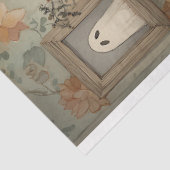 Whimsical Halloween Fee auf Toilette mit Decoupage Seidenpapier (Ausschnitt)