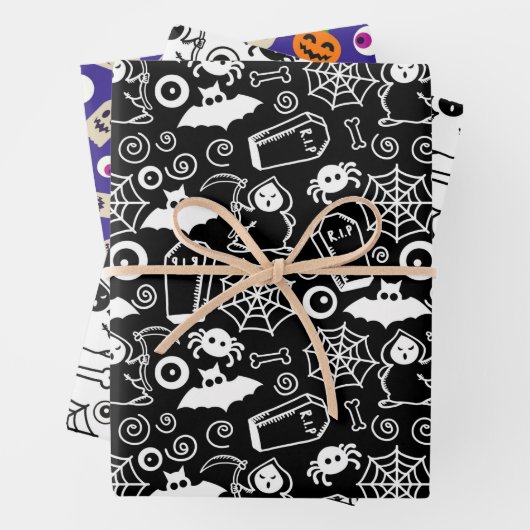 WHIMSICAL HALLOWEEN GESCHENKPAPIER SET (Beispiel)