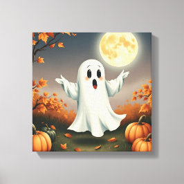 Whimsical Halloween Ghost, Halloween Ghost, Ghost, Leinwanddruck