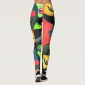 Whimsical Halloween Hexe Leggings (Rückseite)