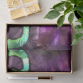 Whimsical Halloween Hexenstiefel Lila Decoupage Seidenpapier (Geschenk)