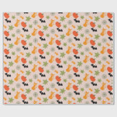 Whimsical Halloween Illustration Geschenkpapier (Flach)