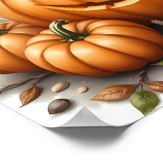 Whimsical Halloween Magic - Spaß & Spooky Poster (Ecke)