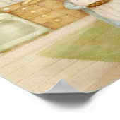 Whimsical hamster Storybook kids Poster (Ecke)