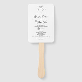 Whimsical Hand angefertigte Hochzeitslüfter Fächer