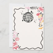 Whimsical Hand Dragle Birthday Party Einladung (Rückseite)