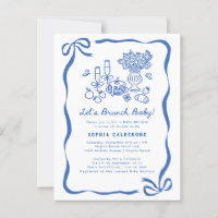 Whimsical Hand Drawing Baby Dusche Brunch