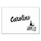 Whimsical Hand Drawing Platzkarte Tischnummer (Vorderseite)