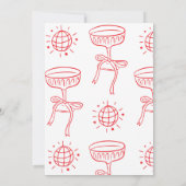 Whimsical Hand Drawn 30th Birthday Party Einladung (Rückseite)