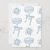 Whimsical Hand Drawn 30th Birthday Party Einladung (Rückseite)