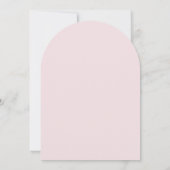 Whimsical Hand Drawn Birthday Brunch Tee Party Einladung (Rückseite)