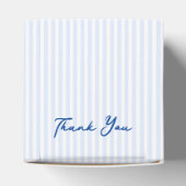 Whimsical Hand Drawn Blue Last Toast on the Coast Geschenkschachtel (Oben)