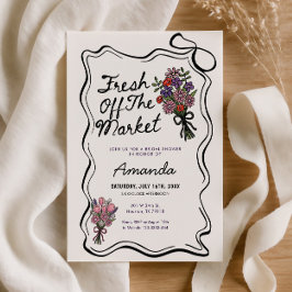 Whimsical Hand Drawn Bridal Shower  Einladung