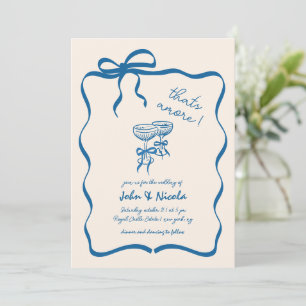 Whimsical Hand Drawn Cocktails, die noch Hochzeit Einladung