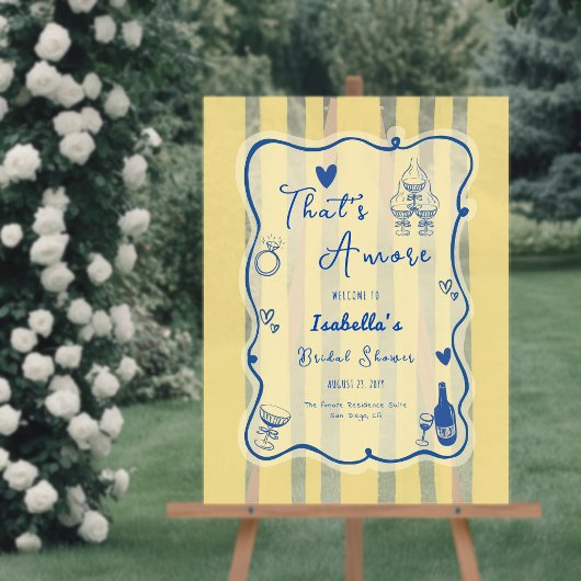 Whimsical Hand Drawn das ist mehr Brautparty Acrylschild